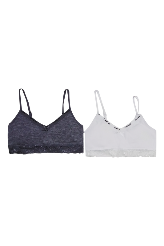 Girls 2 pk Bebe Sports bra