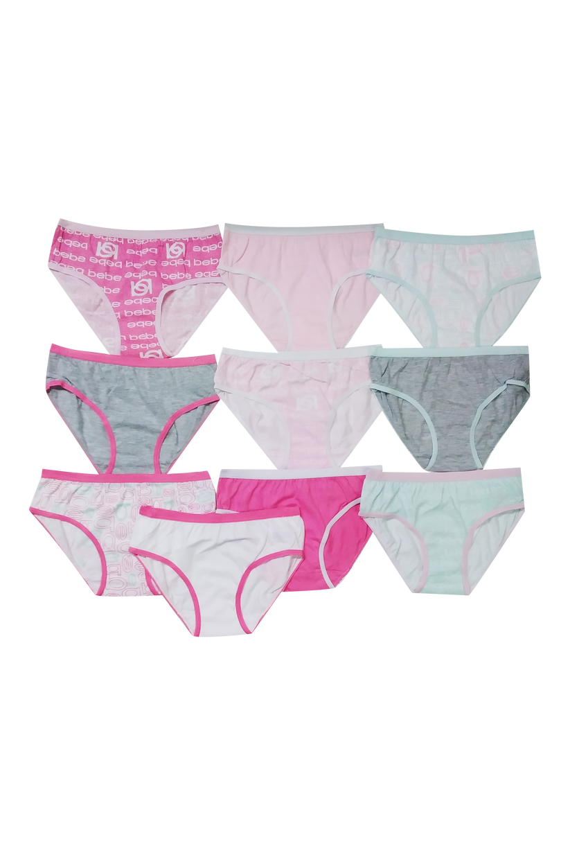 Girls 10 pk Bebe panties